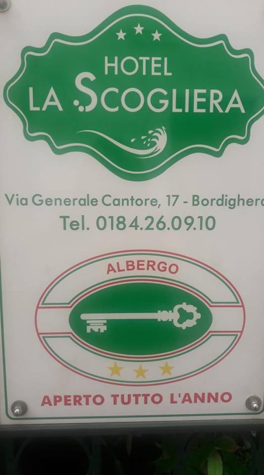 Hotel La Scogliera Bordighera Kültér fotó